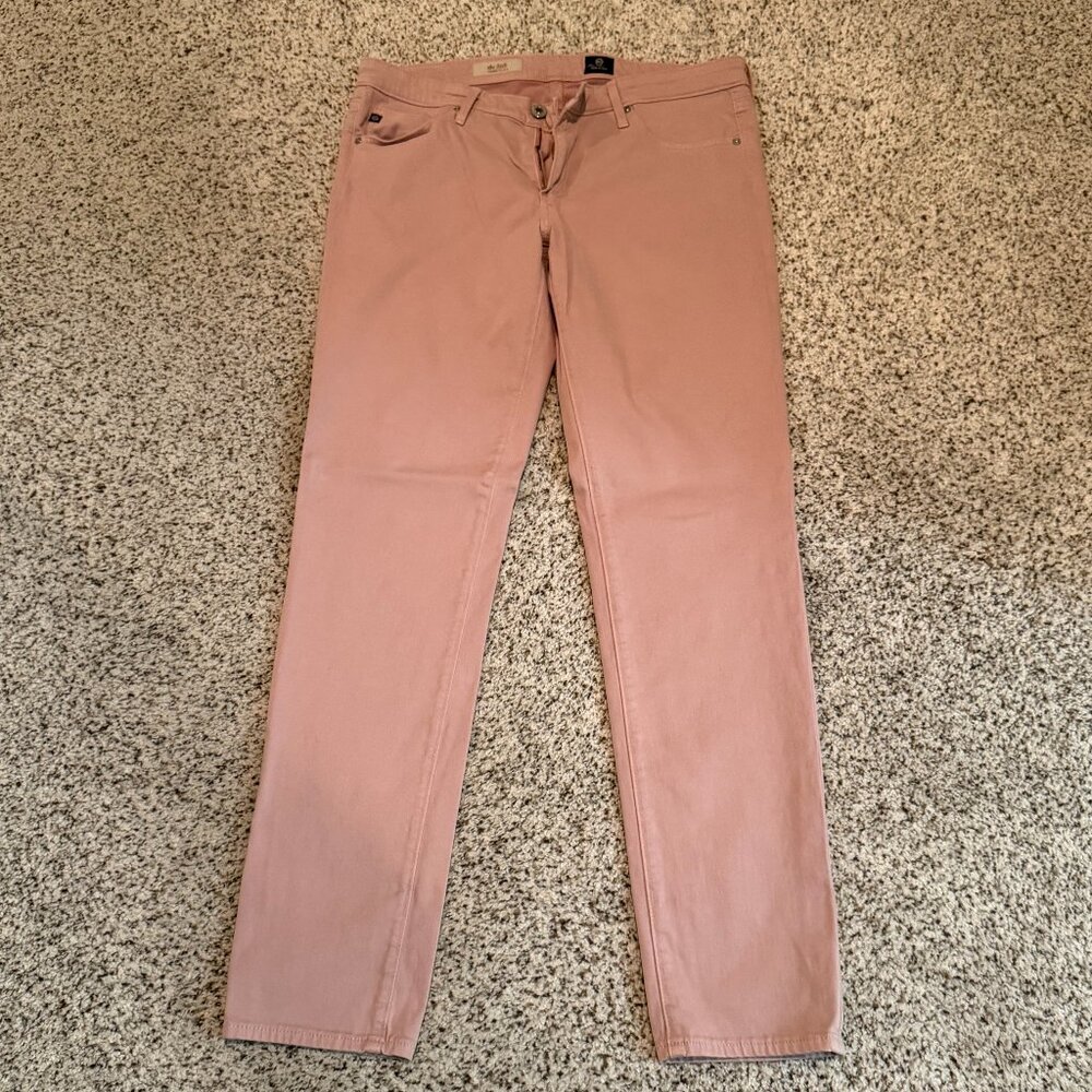 AG | The Stilt Cigarette Leg Jean | Blush Pink | Size: 31R